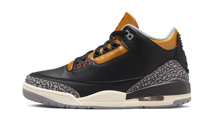 Air Jordan Air Jordan 3 Retro Black Cement Gold - CK9246-067