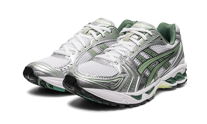 ASICS Gel-Kayano 14 White Pure Silver Slate Grey Sage - 1201A019-107