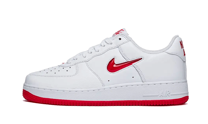 Nike Air Force 1 Low '07 Retro Color of the Month Jewel Swoosh University Red - FN5924-101
