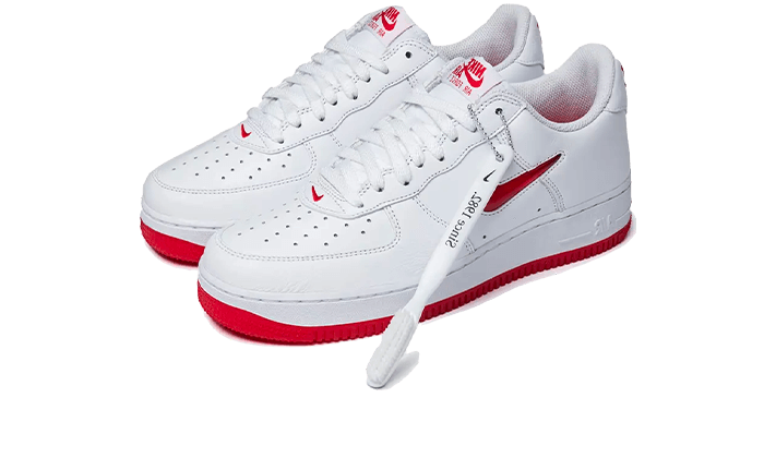 Nike Air Force 1 Low '07 Retro Color of the Month Jewel Swoosh University Red - FN5924-101