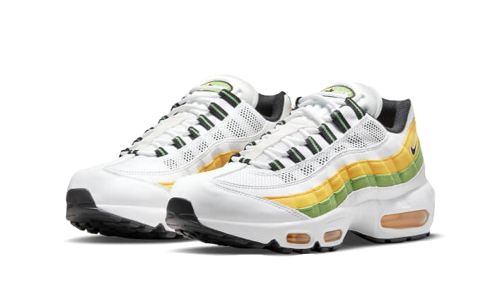 Nike Air Max 95 Essential White Green Apple Tour Yellow - DQ3429-100