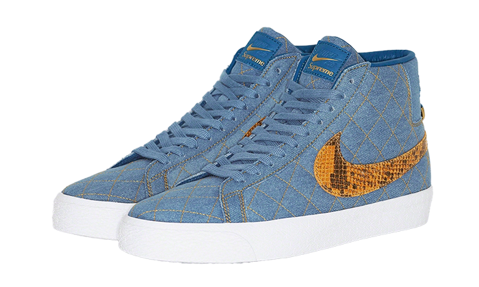 Nike SB Blazer Supreme Industrial Blue - DX8421-400