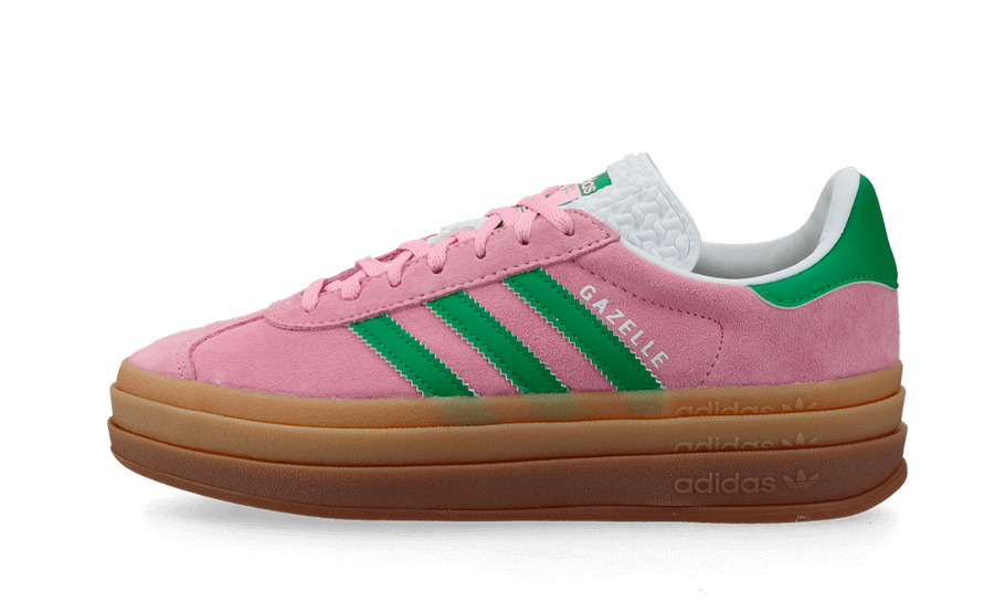 Adidas Gazelle Bold True Pink Green Cloud White - IE0420