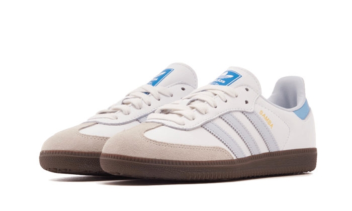 Adidas Samba OG Core White Halo Blue - ID2055