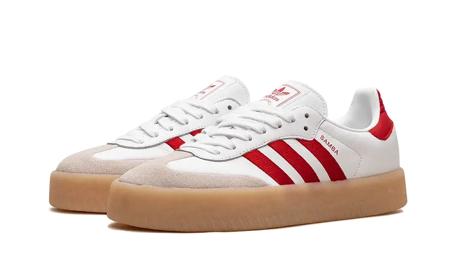 Adidas Sambae White Better Scarlet Gum - ID0438