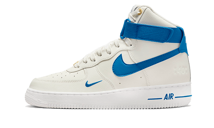 Nike Air Force 1 High 40th Anniversary White Blue - DQ7584-100