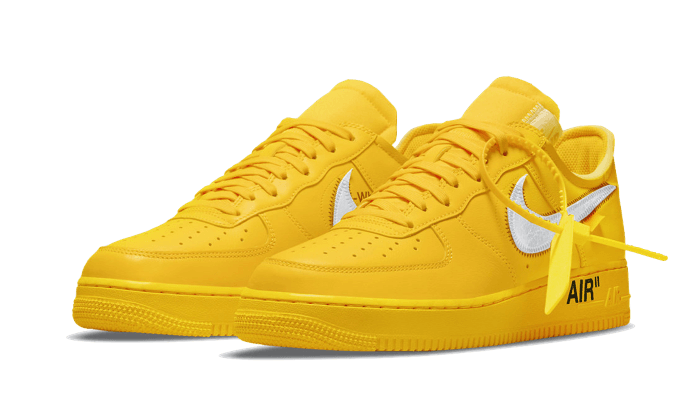 Nike Air Force 1 Low Off-White University Gold Metallic Silver - DD1876-700