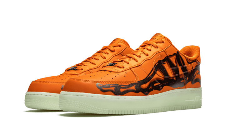 Nike Air Force 1 Low Orange Skeleton Halloween (2020) - CU8067-800