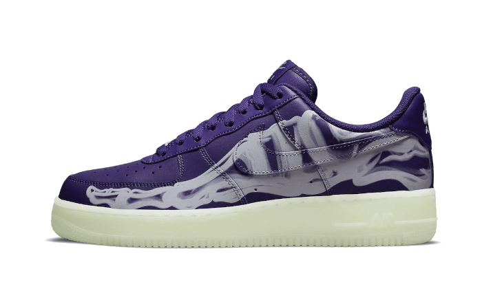 Nike Air Force 1 Low Purple Skeleton Halloween (2021) - CU8067-500