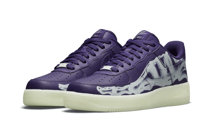 Nike Air Force 1 Low Purple Skeleton Halloween (2021) - CU8067-500