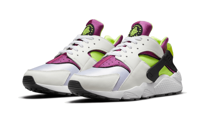 Nike Air Huarache Run Neon Yellow Magenta (2021) - DD1068-104