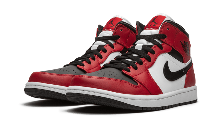 Air Jordan Air Jordan 1 Mid Chicago Black Toe - 554724-069