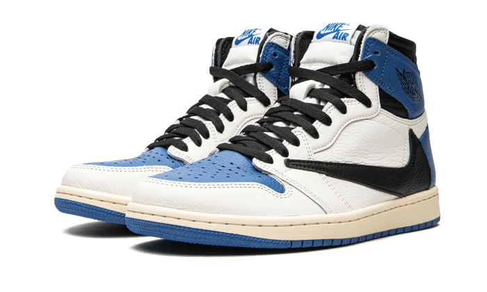 Air Jordan Air Jordan 1 Retro High OG SP Travis Scott Fragment Military Blue - DH3227-105