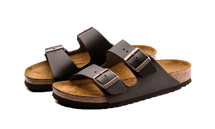 Birkenstock Arizona Natural Leather Dark Brown - 0051101/0051103