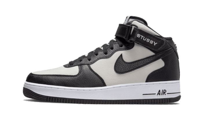 Nike Air Force 1 Mid Stussy Grey Black - DJ7840-002