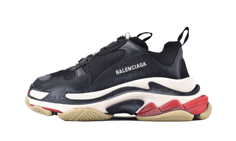 Balenciaga Triple S Black Red - 533882W09OM1000