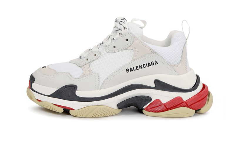 Balenciaga Triple S White Black Red - 533882W09E19000