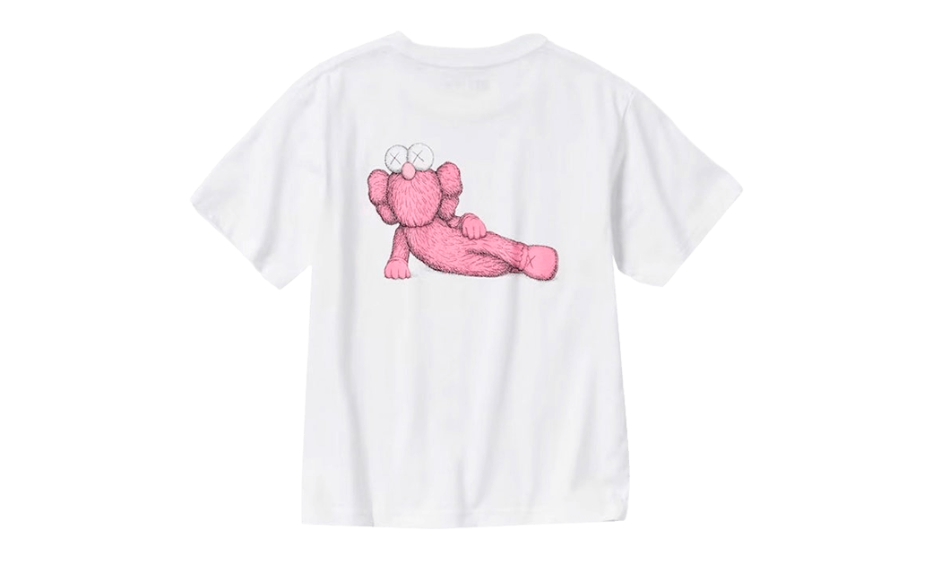 Uniqlo Uniqlo T-Shirt KAWS Pink Graphic - 467774