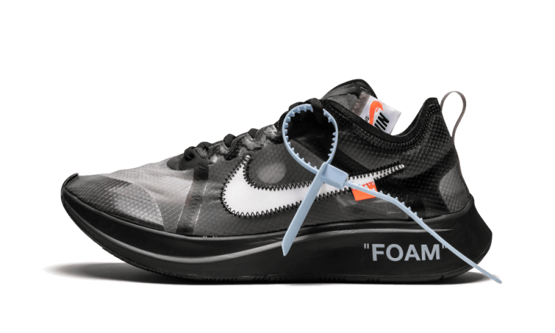 Nike Zoom Fly Off-White Black Silver - AJ4588-001